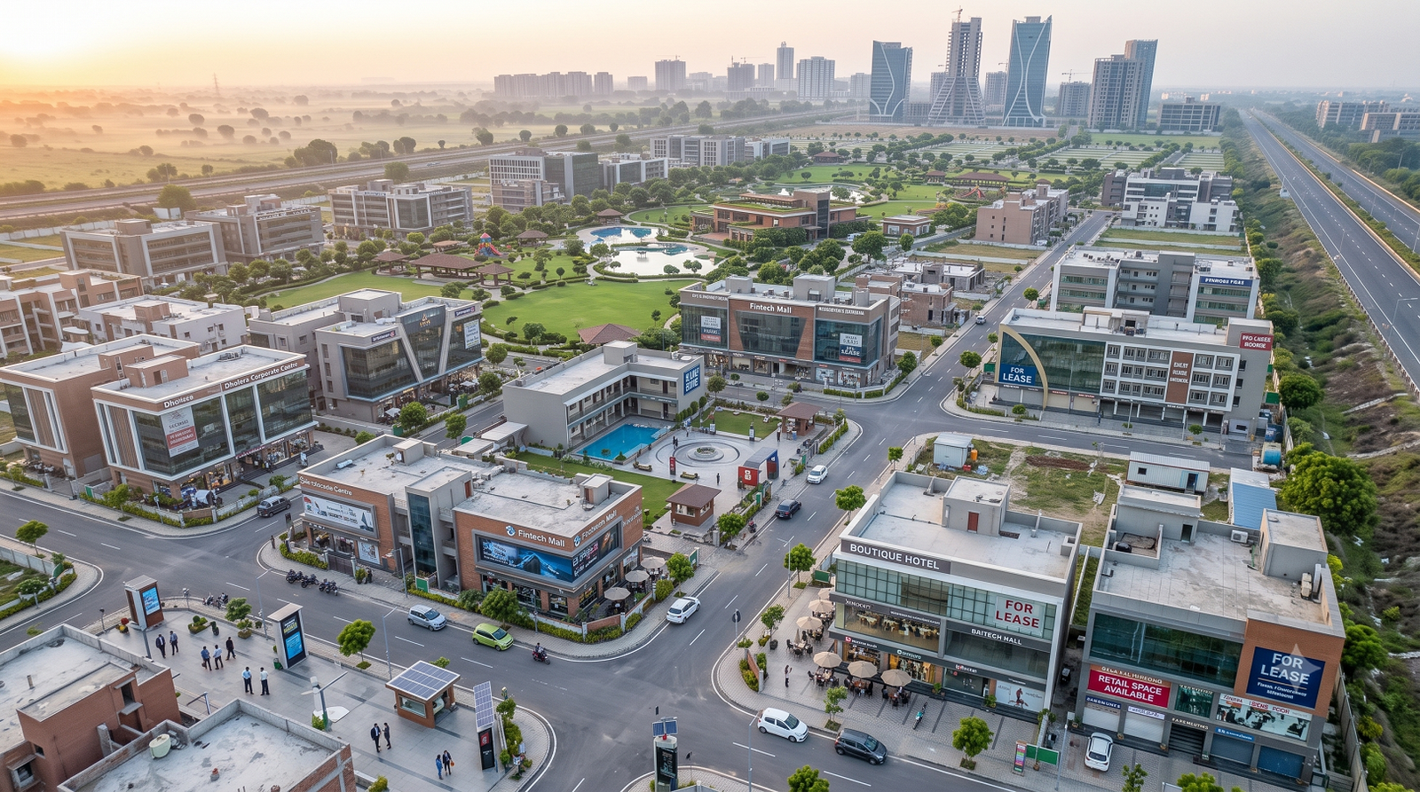 Commercial land in Dholera