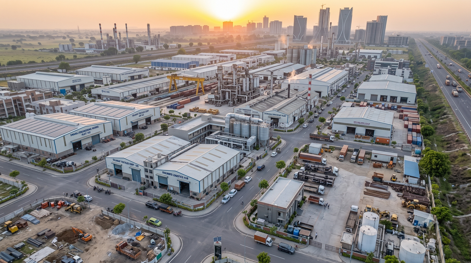 Industrial land in Dholera